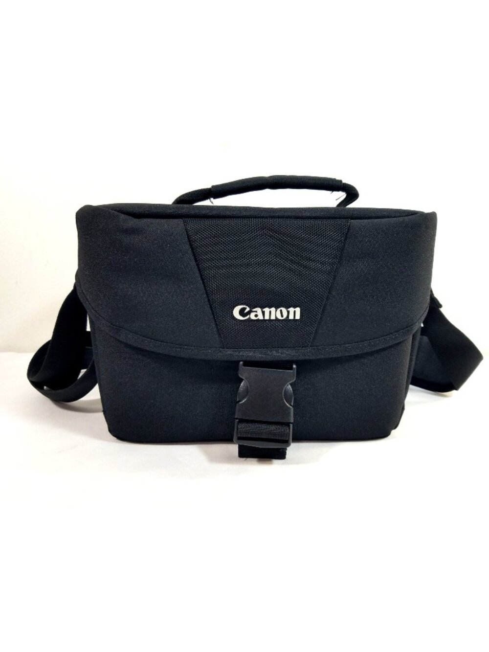 Canon Black Camera Bag With Adjustable Strap & Padded Interior For Cameras